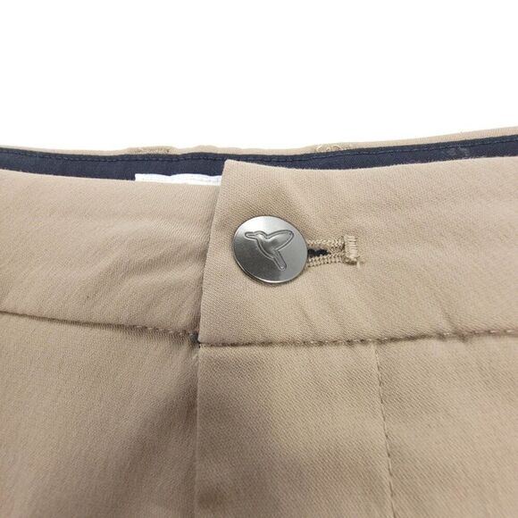 BIRDDOGS Jeff Pesos Tailored Slim Fit Stretch Pants Driftwood Khaki Tan 32x31 - Picture 8 of 8